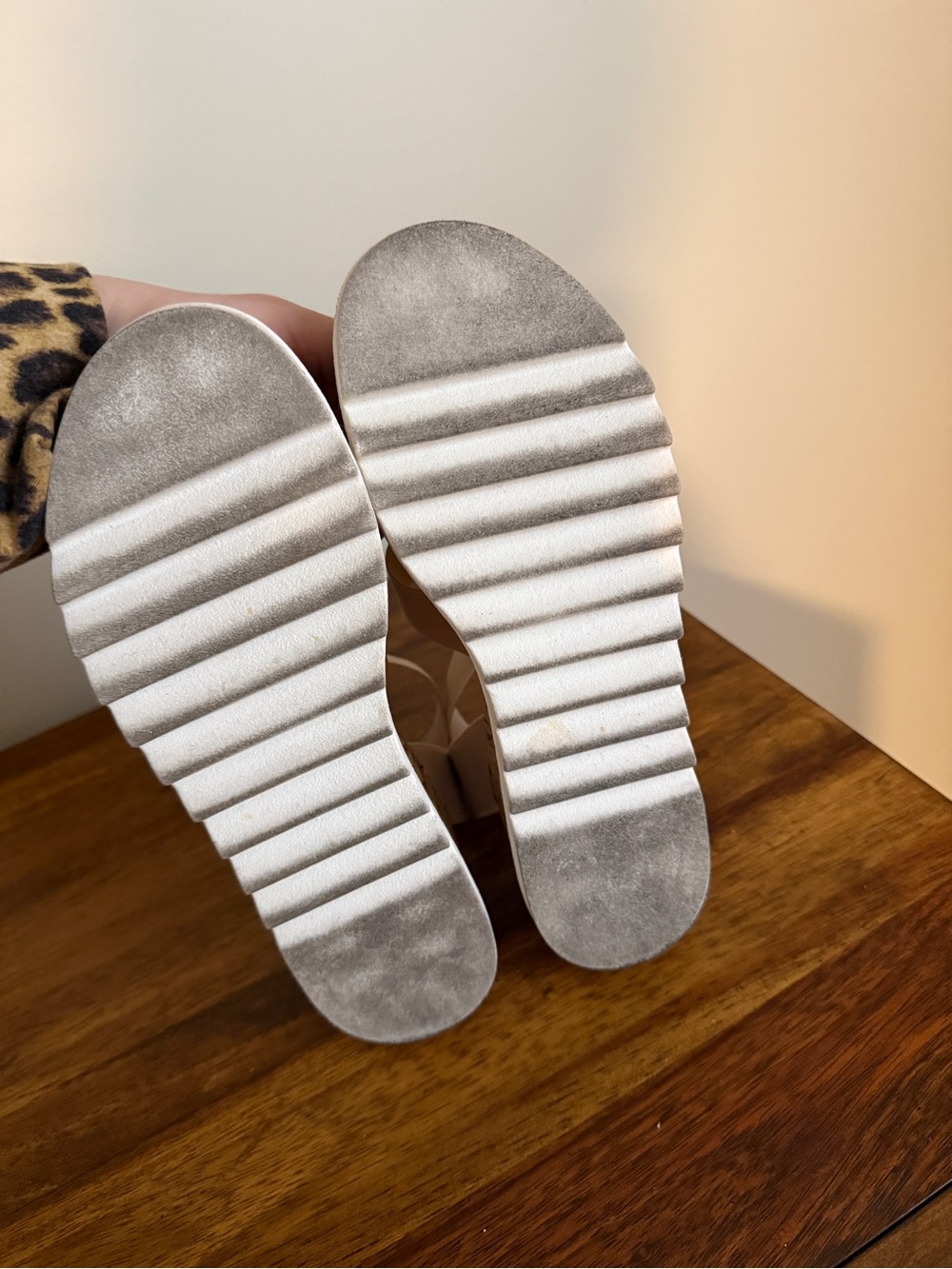 Steve Madden Tan Platform Sandals - Picture 5 of 6